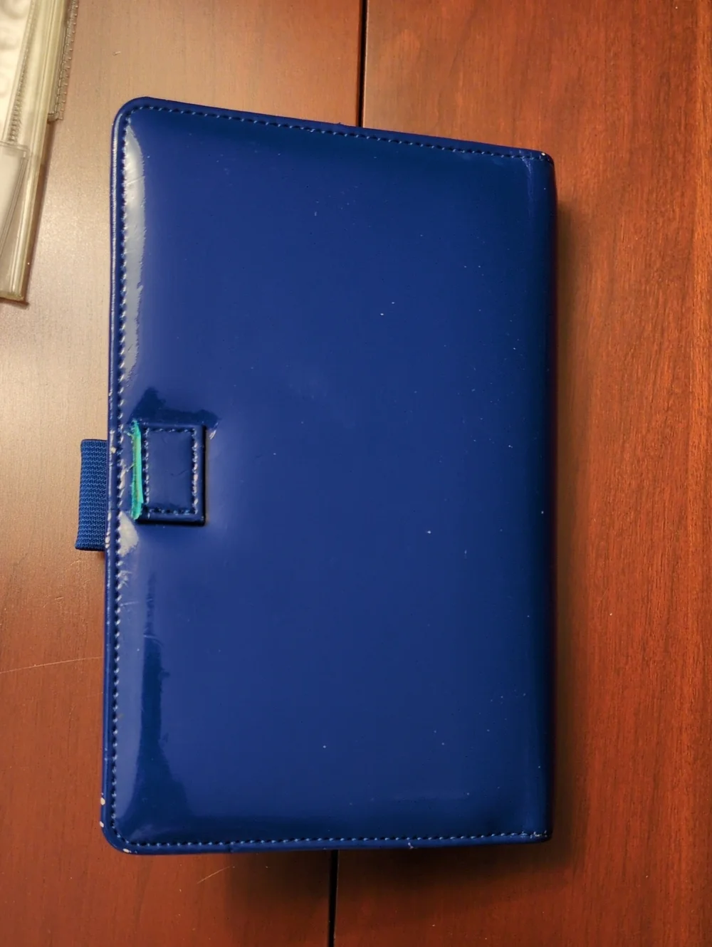 Filofax Personal Sized Compact Organizer Blue Patent, plus All Accessories